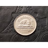 Канада. 5 центов 2008.