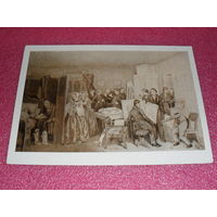 Открытка Федотов П.А. (1815-1852). Последствия смерти Фидельки. Государственная Третьяковская галерея