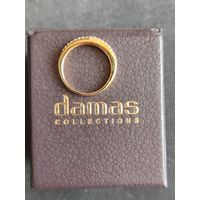 Кольцо с 20 бриллиантами Damas-750 проба