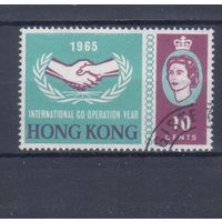 [2299] Британские колонии. Гонконг 1965. Елизавета II.Международный код кооперации. Гашеная марка
