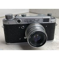 Фотоаппарат ФЭД-2 1956 г. с объективом Индустар-26м поводковым после полного сервиса