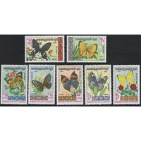 1983 Камбоджа 462-468 Бабочки 11,00 евро