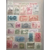Лот гашенных старых марок мира