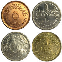 Египет набор монет (4 шт), 2008-2010 [AUNC]