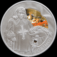 Монеты Беларуси - 20 рублей 2009 г. / ПАРТОС / (тираж. 5 тыс.шт ) СЕРЕБРО - ПРУФ.
