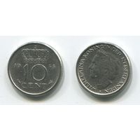 Нидерланды. 10 центов (1948, XF)