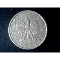 Монеты.Европа.Польша 1 Злот 1929.