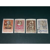 СССР 1957 Народные умельцы. Полная серия 4 марки