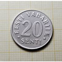 Эстония 20 центов/сенти 2006