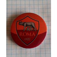 Футбольный клуб "Рома". Закатный знак.