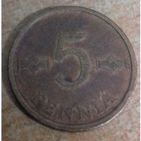 Финляндия 5 пенни 1967