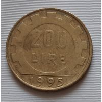 200 лир 1995 г. Италия