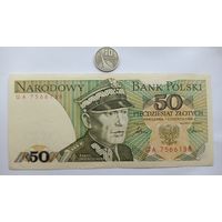 Werty71 Польша 50 злотых 1986 aUNC банкнота