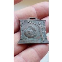 Медаль Бронза Конный Спорт Бразилия 1940 Арт-деко