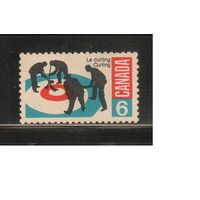 Канада-1969, (Мих.432) **  , Спорт, Керлинг (одиночка)