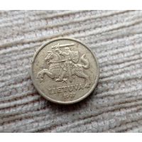 Werty71 Литва 20 центов 1997 Погоня конь лошадь всадник