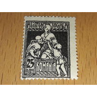 Румыния 1921 Благотворительный выпуск. Доплатная марка. Социальная помощь. Чистая