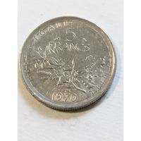 Франция 5 франков 1970