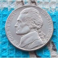 США 5 центов 1998 года, D. Франклин Бенджамин. UNC