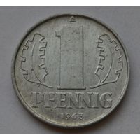Германия - ГДР 1 пфенниг, 1963 г.