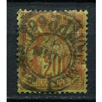 Франция - 1884 - Аллегория - [Mi. 79] - полная серия - 1 марка. Гашеная.  (Лот 101CA)
