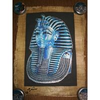 Картина на папирусе (светонакопительная ) 33х43см