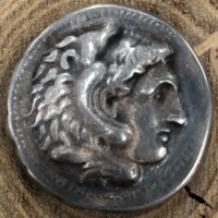 Александр III "Великий" (336-323 до н. э.). Тетрадрахма. Македонский монетный двор.
