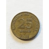 Филиппины 25 сентим 2002