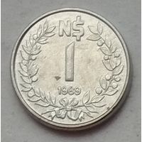 Уругвай 1 песо 1989 г.