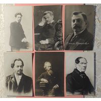 Почтовые карточки "Писатели", до 1917 г.