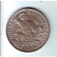 Чехословакия. 100 крон 1949 г.