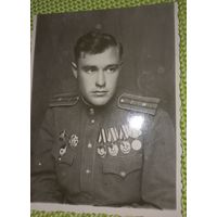 Фото Красавец 1944 невский,и кр звезды, и 3 кр. знамени будущий  ГСС (.W)