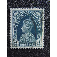 Британская Индия 1937 г. Король Георг VI.