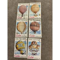Куба 1983. Воздушные шары. Полная серия
