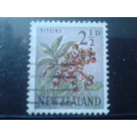 Новая Зеландия 1960 Цветы 2,5 пенса