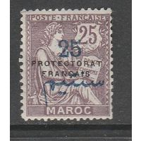 Французское Марокко 25с 1921г
