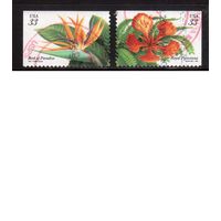 США-1999 (Мих.3117-3118) ,  гаш. ,Флора, Цветы