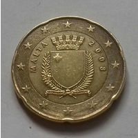 20 евроцентов, Мальта 2008 г.