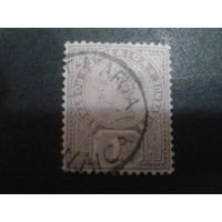 Ямайка, колония Англии 1889 королева Виктория 1 пенни