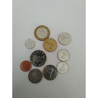 Набор монет Зимбабве 10 шт. Полный комплект