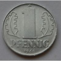 Германия - ГДР 1 пфенниг, 1968 г.