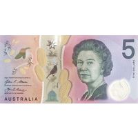 Австралия 5 долларов образца 2016 года UNC p62