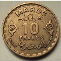Марокко. 10 франков (1371) 1952 год Y#49