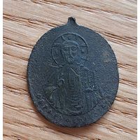 Образок, медальон православный "Спаси и сохрани". Николай Чудотворец