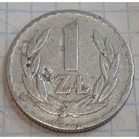 Польша 1 злотый, 1949 Алюминий, 2.12гр (15-8-18)