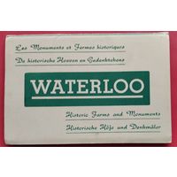 Комплект (в виде гармошки) импортных открыток. "Ватерлоо (Vaterloo)". 10 откр. Чистые