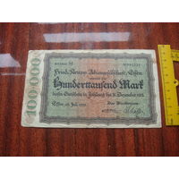 Германия 100 000 тысяч марок 1923 г