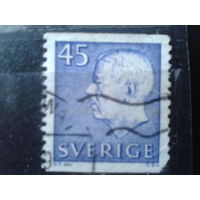 Швеция 1967 Король Густав 6 Адольф 45 оре
