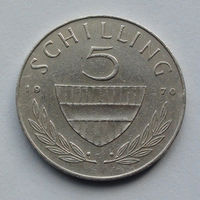 Австрия 5 шиллингов. 1970