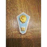 Знак об окончании техникума СССР. С рубля.